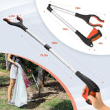 2024 Upgraded Reacher Grabber Pickup Tool, 32" Long Grabber Reacher Tool with Magnetic Tip, Trash Picker for Elderly Grab It Reaching Tool, Garbage Picker Upper, Litter Pick Up Grab Claw Grabber Stick