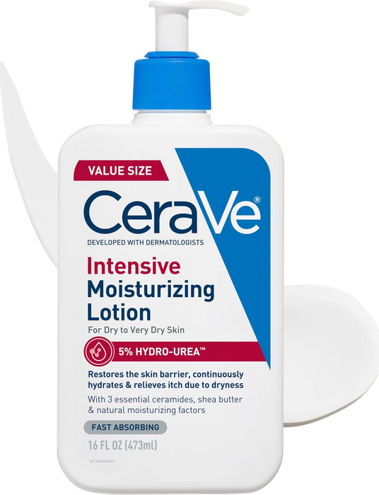 CeraVe Intensive Moisturizing Lotion, Shea Butter Body Lotion, 16oz