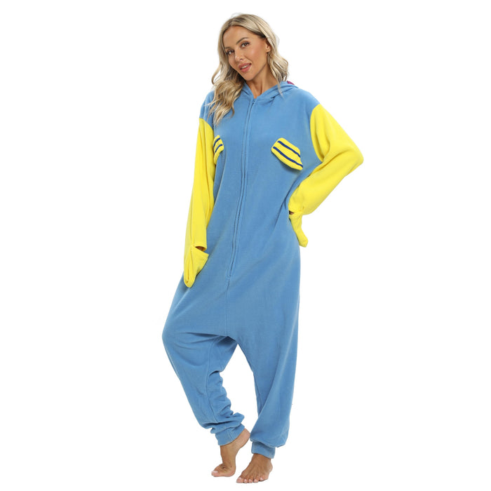 Wishliker Adult Onesie Animal Pajamas Halloween Cosplay Costumes Party Wear S