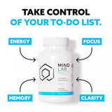 MIND LAB PRO® Universal Nootropic™ Brain Booster Supplement for Focus, Memory, Clarity, Energy - 60 Capsules - Plant-Based, Naturally Sourced Memory Vitamins for Better Brain Health