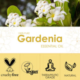 Gardenia Essential Oil 4 Fl Oz (120ml) - Pure and Natural Fragrance Oil, Gardenia Oil for Aromatherapy, Diffusers, Candle Making, Massage, Soap, Perfume