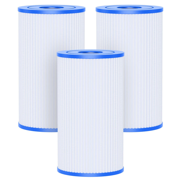 AQUALTRA Pool Filter B Compatible with 29005E Easy Set Swimming Pool Filter Cartridge, 10" x 5 3/4" Above Ground Pool Filters 3 Pack