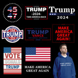 16 Sheets Trump 2024 Iron On Transfers for T-Shirts,Trump Vance Heat Transfer Vinyl,DTF Ready to Press Heat Transfers Designs for Trump T-Shirt Clothes DIY