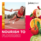 Juice Plus+ Fruit and Vegetable Blend: for Solid Nutritional Foundation - Boost Family's Health with 20 Fruits & Veggies Plus Plant Nutrients - Prepacked 2 Bottles (60 Servings of Fruit, 60 of Veg)