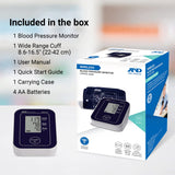 A&D Medical Deluxe Upper Arm Blood Pressure Monitor with Bluetooth (UA-651BLE)