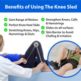 KneeSled™ Best choice after knee replacement surgery increases range of motion, stretches knees, hips & hamstrings, improving mobility and flexibility leg exercise great for working out knee pain