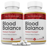 (2 Pack) Blood Balance Advanced Formula 620MG Supplement Pills 120 Capsules