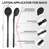 Lotion Applicator for Back, 25.7” Telescopic Back Lotion Applicator, Back Lotion Applicators for Your Back, Easy Reach and Washable, Back Self Tanner Applicator