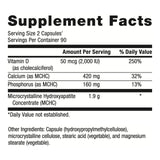 Metagenics Bone Builder Forte - MCHC Supplement - High-Absorption - 2000 IU Vitamin D - with Calcium & Phosphorus - Non-GMO & Gluten-Free - 180 Capsules