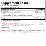 Futurebiotics Beet Root + L-Arginine 2000 MG, Non-GMO, 120 Vegetarian Capsules (Packing may vary)