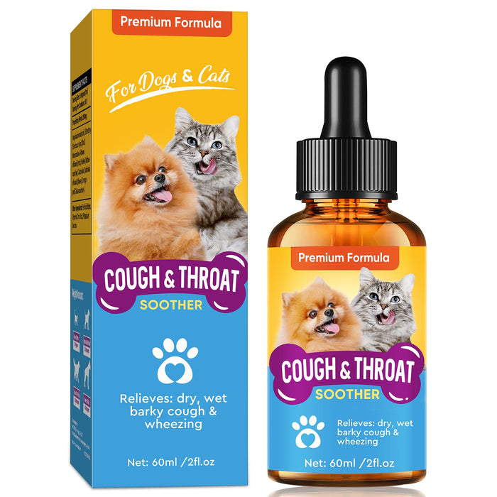 Parrots Treasure Cough Treatment for Dogs, Pet Allergy Relief & Natural Respiratory Support, Natural Herbal Supplement for Dogs & Cats Health