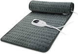 BEAUTIKEN Heating pad Electric Heat Pad for Back Pain and Cramps Relax - Electric Heat Pad with 6 Heat Settings -Auto Shut Off (Dark Gray, 24“x12”)