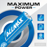 Allmax AA Lithium Batteries (12 Count) – Longest Lasting, Leakproof, 20-Year Shelf Life, Perfect for Blink Security Cameras – 1.5V