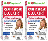 Pharmaganics Dr. Stephanie's Mealtime Carb & Sugar Blocker - Reduce Digested Carbs & Sugars, Stimulant-Free (2 Pack)