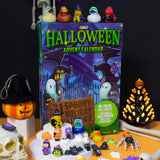 JOYIN Halloween Advent Calendar with Surprise Toys, Holiday CountDown to Halloween with Mochi and Surprise Halloween Themed Rubber Ducks,Halloween Countdown Calendar with s for Halloween Party Favor