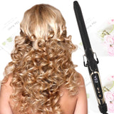 abp 1.25 Inch Curling Iron with Ceramic Coating Barrel for Long/Medium Hair, 1 1/4 Inch Extra Long Barrel,Instant Heat up to 450°F clamp,Hair Waving Style Tool Girls & Women