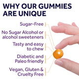 Magnesium Citrate Gummies Supplement - Pineapple 240 Sugar-Free Calming Chews for Better Sleep and Relaxation - Sugar, Gelatin, Gluten Free - No Sugar Alcohol - for Adults and Kids - 100MG/ Gummy