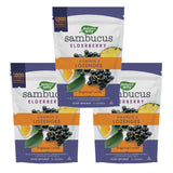 Nature’s Way Sambucus Elderberry Lozenges, 1000 mg Vitamin C Per Serving, Tropical Flavored, 24 Count