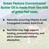 Green Pasture Butter Oil/Fermented Cod Liver Oil Blended Gel - 6.4 oz.- Vitamin A & D- EPA - DHA - Omega Fatty Acids (Unflavored)