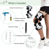 Orthomen OA Unloader Knee Brace - Support for Arthritis Pain, Osteoarthritis, Cartilage Defect Repair, Avascular Necrosis, Tibial Plateau Fracture (Medial/Inside - Left)