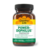 Country Life Power-Dophilus Dairy-Free Multi-Strain Probiotic 12 Billion CFUs, 100 Vegan Capsules, Certified Gluten Free, Certified Vegan