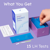 Proov Predict & Confirm Ovulation | Predict The Fertile Window and Confirm Successful Ovulation with one dual-hormone test kit | 15 LH tests and 5 FDA Cleared PdG Tests | One cycle pack