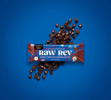 Raw Rev Vegan High-Protein Bars, Double Chocolate Brownie Batter, 10g Plant Protein, 12g Fiber, Non-GMO, 1.6 Oz, 12 Count (Pack of 1)