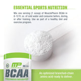 MusclePharm Essentials BCAA Powder, Pre & Post Workout Recovery Drink, Supports Muscle Recovery & Energy, Essential Amino Acids, 30 Serv, Fruit Punch