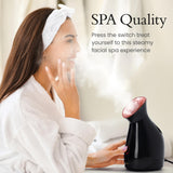 Colorafarm Facial Steamer Nano Ionic: Face Steamer Deep Cleaning Unclogs Pores - Humidifier Warm Hot Mist Home Sauna Spa for Women Men Sinuses Moisturizing