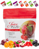 11 Different Red/Orange/Yellow Fruits Formulated in Juice Plus Fruit Blend,A Delicious Vegan Chewable Gummy for Kids & Adults to Intake Multi-Vitamins & Antioxidants,120 Count per Bag for 60 Servings