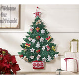 Bucilla Felt Applique Advent Calendar Kit, 17 by 24-Inch, Nordic Tree