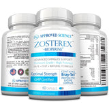 Approved Science Zosterex - Immune Support - L-Lysine 1000 mg, Vitamin B Blend, Mushroom Blend - 60 Capsules