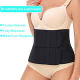 PAZ WEAN Abdominal Tummy Tuck Binder Post Op Belly Band Support Belt after Hysterectomy Surgery Recovery Compression Wrap for Stomach to Protect Incisions for Women Black