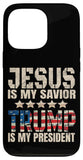 iPhone 13 Pro Trump phone case Jesus Is My Savior Trump Is My President Case