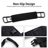 Nutscapt Transfer Sling Transfer Belts Senior Home Care, Body Mobility Aid for Patients,Seniors Disabled, Elderly, Injured (Black, 35in*9.5in)