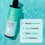 After Sun Cooling Aloe Vera Spray - USA Made With Organic Aloe Vera, Fast Absorbing After Sun Care for Sunburn Relief, Skin Cooling After Sun Spray, Sunburn Treatment Spray Lotion for Body