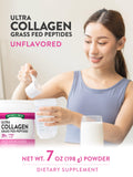 Collagen Powder | 7 oz | Type I and III | Grass Fed, Paleo and Keto Friendly Collagen Peptides | Protein Packed | Unflavored | Non-GMO and Gluten Free Supplement | by Nature's Truth