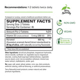 Terry Naturally Silica-20 - 90 Tablets - Supports Healthy Hair, Skin, Nails & Bone Density - Vegan, Non-GMO - 45 Servings