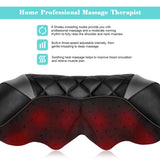 Neck Massager with Heat, Shiatsu Back Neck and Shoulder Massager, Deep Tissue 4D Kneading Massage Relax Muscle Pain Relief, Use at Home, Office, Car- Best Gifts for Women Men Mom Dad(Black)
