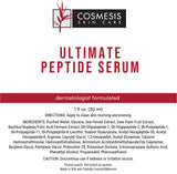 Ultimate Peptide Serum: Reduce Wrinkles & Renew Skin with Sea Fennel & Date Palm Extracts, Clinically Proven Growth Factors - Cosmesis