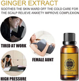 EELHOE Ginger Essential Oil,Belly Driange Ginger Massage Oil,Massage Product for Men Women (1PCS)