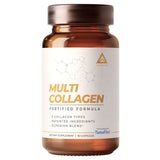 LevelUp Multi Collagen Capsules: Fortified with TamaFlex®, Biotin, Hyaluronic Acid, MSM, Glucosamine, Turmeric, Tamarind | Types I, II, III, V & X