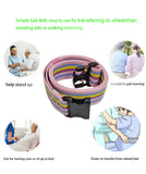 LAMBOX Walking Transfer Gait Belt 60 inch with Quick Release Buckle for Caregiver Therapist (Rainbow)