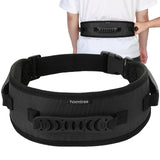 HOOMTREE Gait Belts Transfer Belts for Seniors,Gait Belt with Handles,Gate Belts Medical for Elderly with Quick Release Buckle Anti-Slip Function,Transfer Belt for Elderly and Disabled (Black)