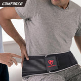 COMFORCE Sacroiliac Hip Belt with Ice Pack, Dual Adjustable and Compression Trochanter Lower Back Support Brace, Sciatic Nerve Support Belt for Sciatica Pain, Pelvis, Joint, Waist, Lumbar Relief
