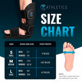 Z ATHLETICS Plantar Fasciitis Night Splint - Adjustable Foot Drop Support for Plantar Fascia Relief, Arch Pain, Achilles Tendonitis - Fits Women and Men (Black, Large)