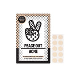 Peace Out Skincare Mega Acne Healing Dots. 6-hours Fast Acting Anti-Acne Hydrocolloid Pimple Patches with Salicylic Acid to Clear Blemishes Overnight (60 dots)