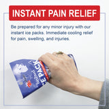 Instant Cold Packs (5”x7”) Cold Therapy Ice Packs for Pain Relief, Inflammation, Swelling, Sprains, Sprained Muscles, Toothache - Sport Temp (Blue 60PK)