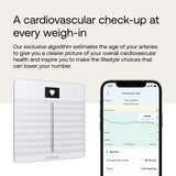 Withings Body Cardio - Premium Wi-Fi Body Composition Smart Scale, Tracks Heart Rate, BMI, Fat, Muscle Mass, Water Percent, Digital Bathroom Scale, App Sync Via Bluetooth or Wi-Fi