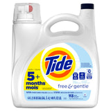 Tide Free & Gentle Liquid Laundry Detergent, 113 loads, 149 fl oz